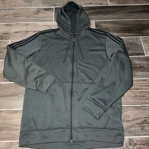 Olive green adidas lightweight jacket